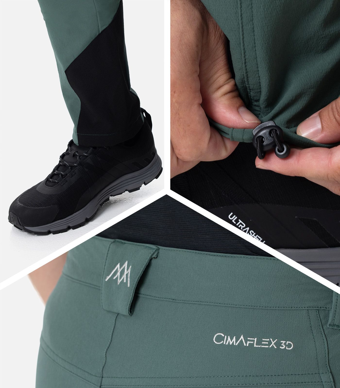 Stretch & reinforced mountain trousers