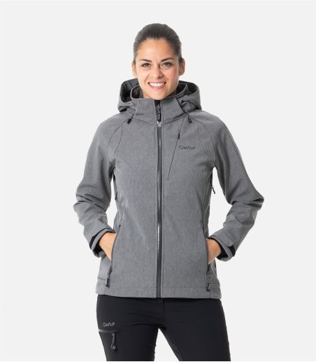 Softshelljacke mit Kapuze