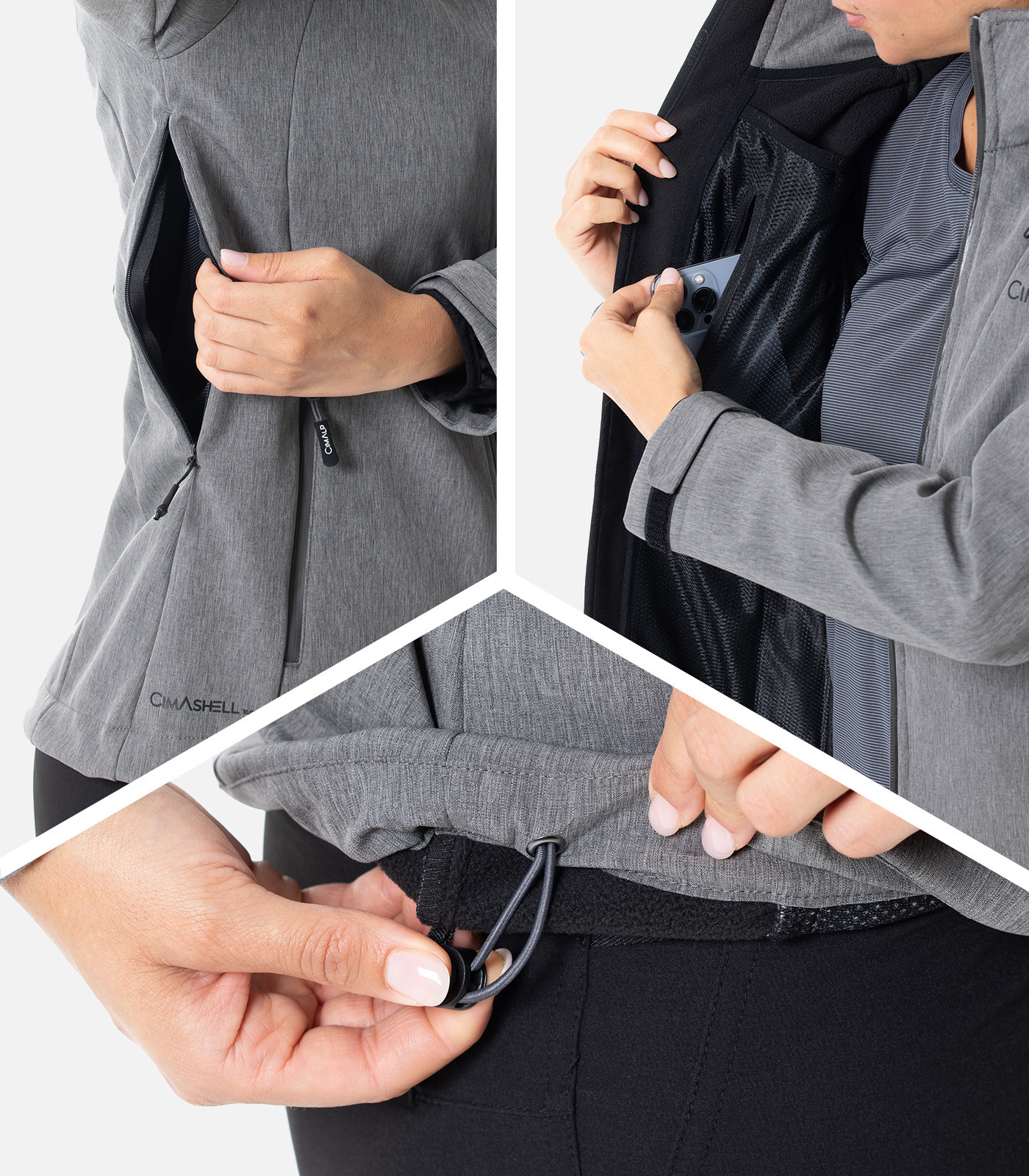 Veste Softshell imperméable 3 couches en CimaShell®