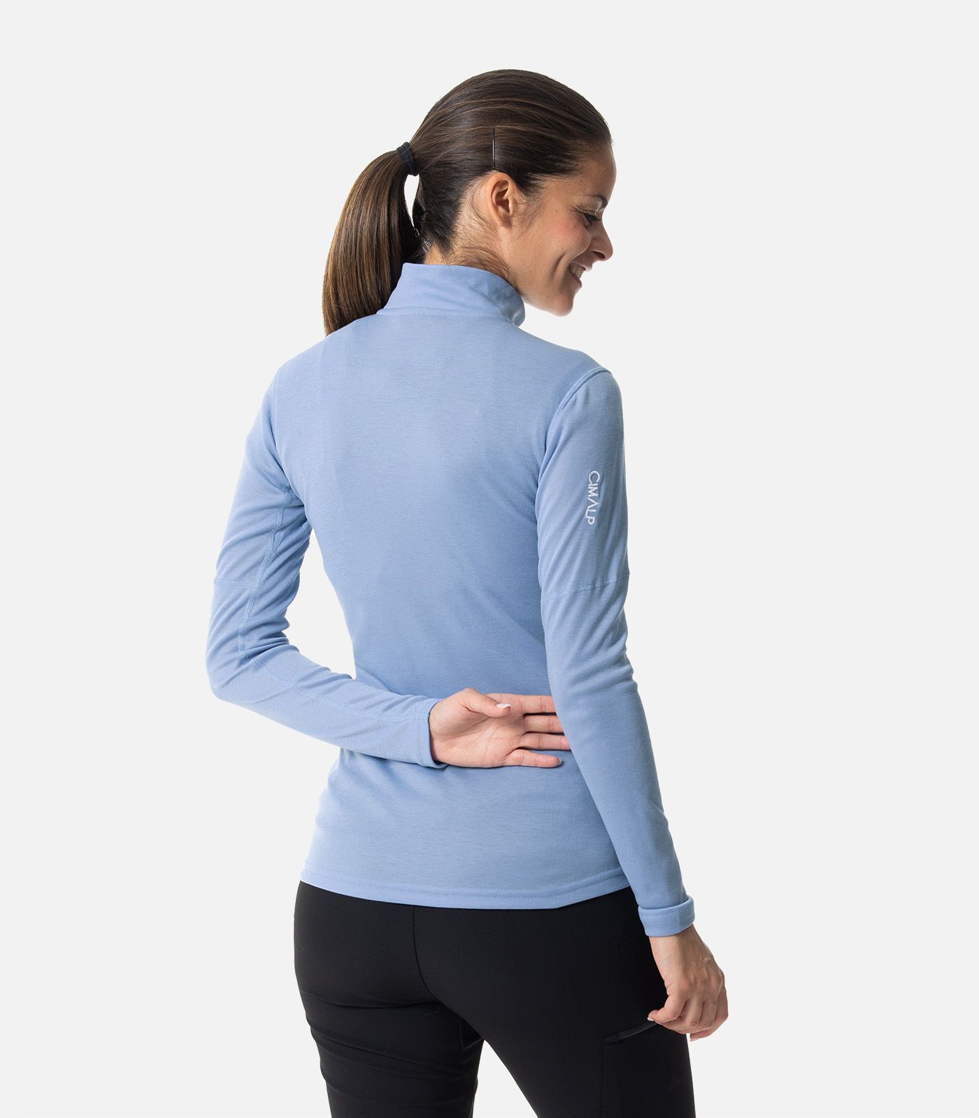 Maglia termica in lana Merino - Mid zip