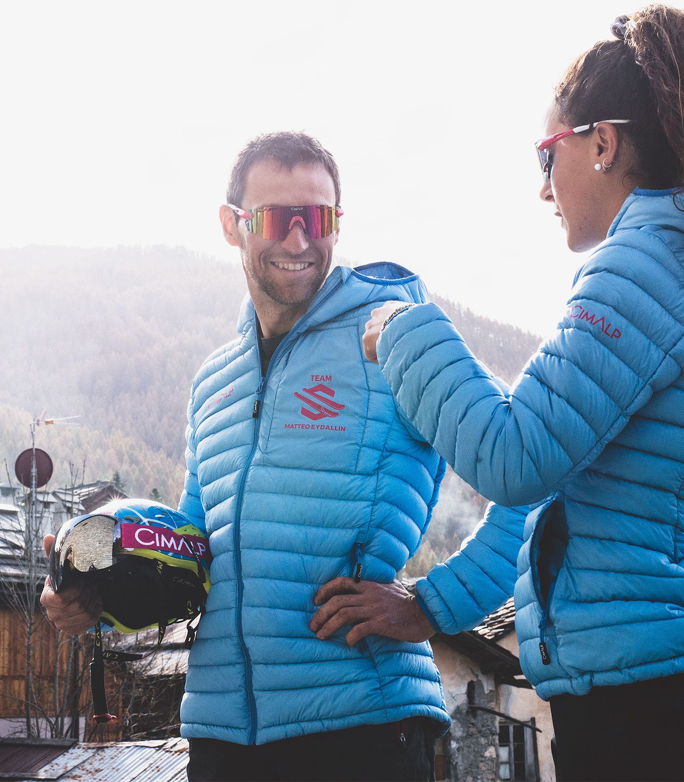 Gafas ultra ligeras para parapente y esquí de montaña