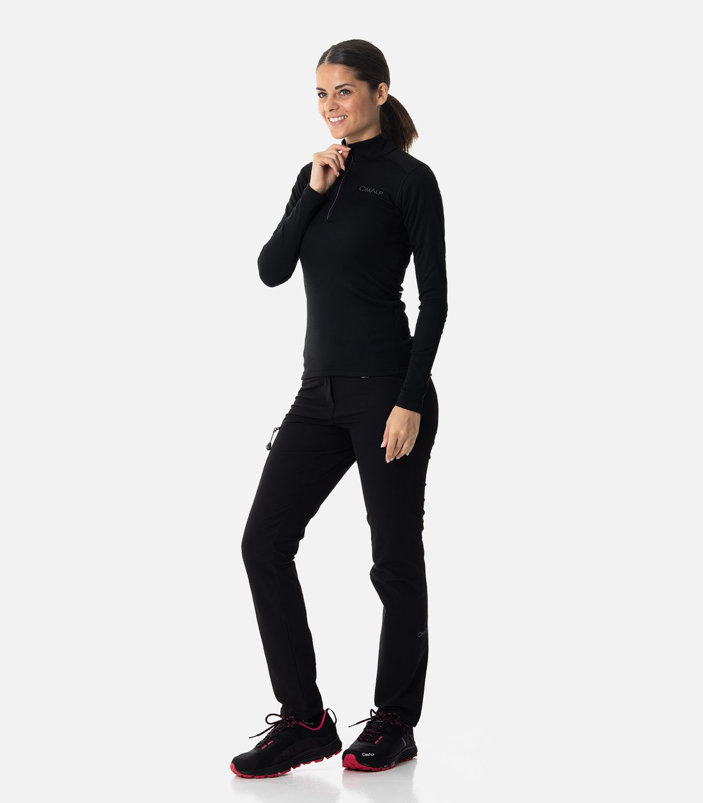 Sous-vêtement extra-chaud à col montant zippé