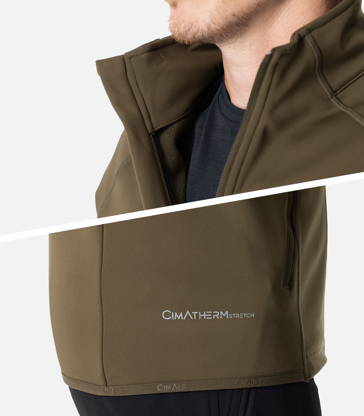 Veste polaire chaude en CIMATHERM® STRETCH