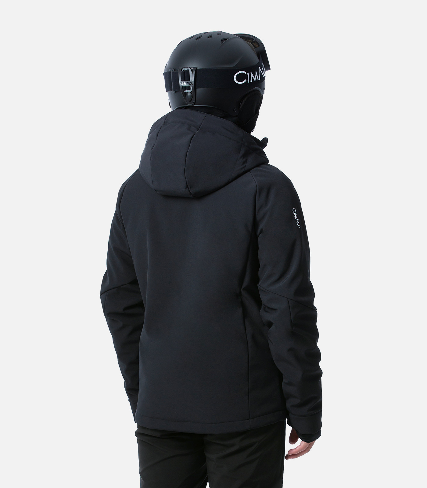 Warme, technische Softshell-Skijacke