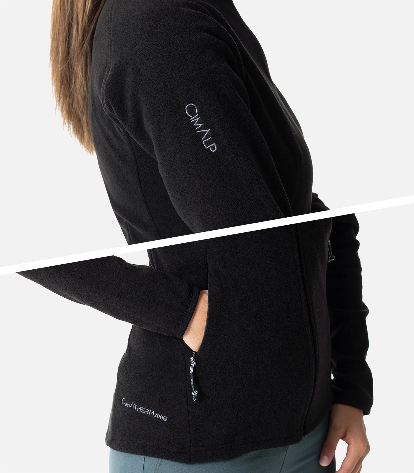 Chaqueta polar cálida con cremallera THERMOPOLAR® 200