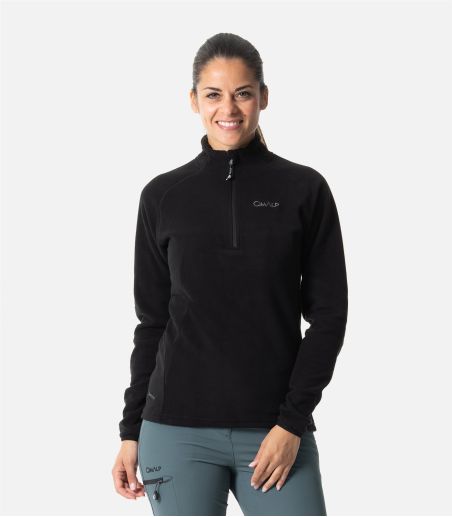 200er Thermofleecepullover mit 1/2 Reißverschluss