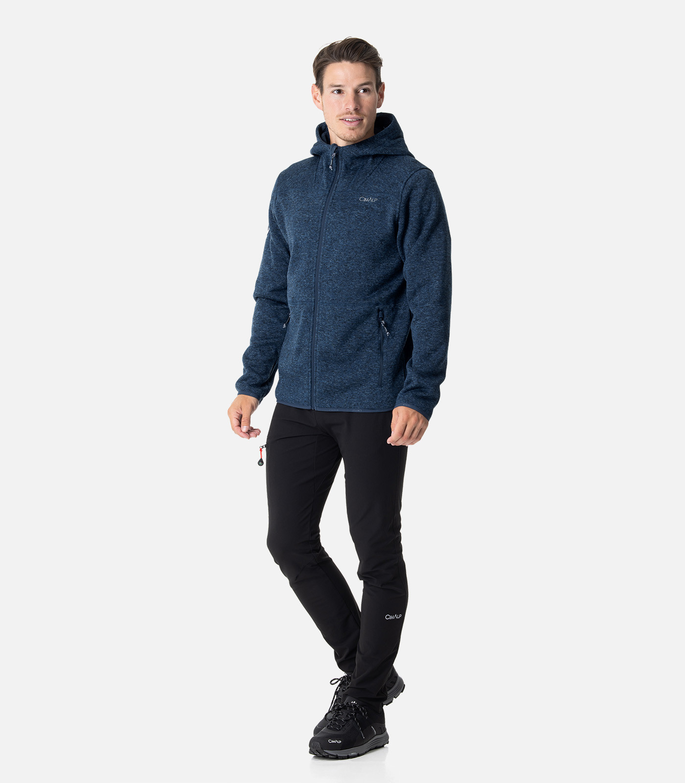 Chaqueta polar con capucha para Hombre | Cimalp