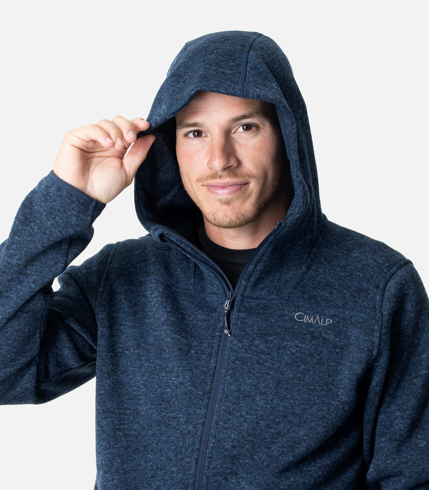 Herren Thermopolar® Fleecejacke mit Kapuze | CIMALP®