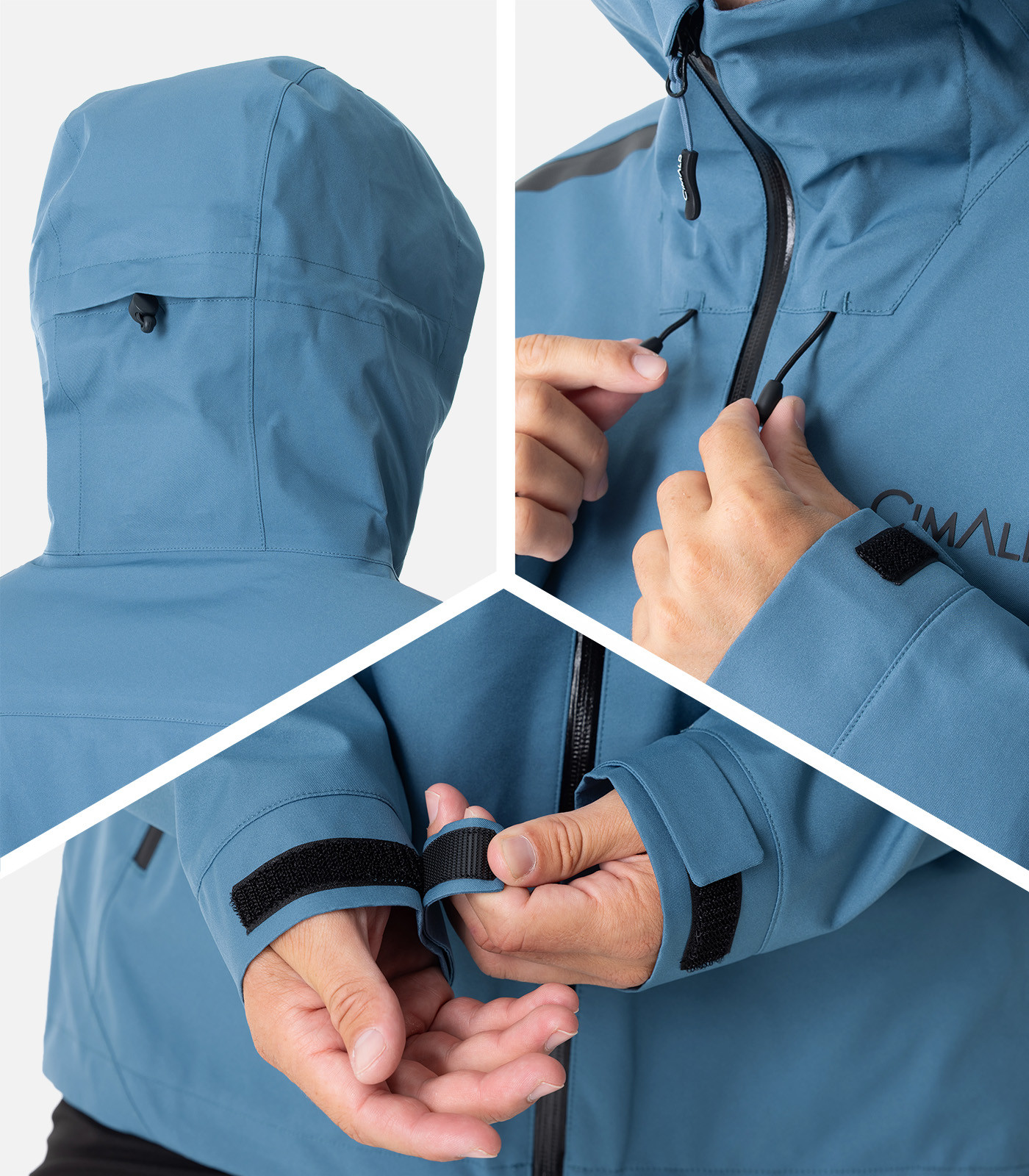 Giacca hardshell antivento 