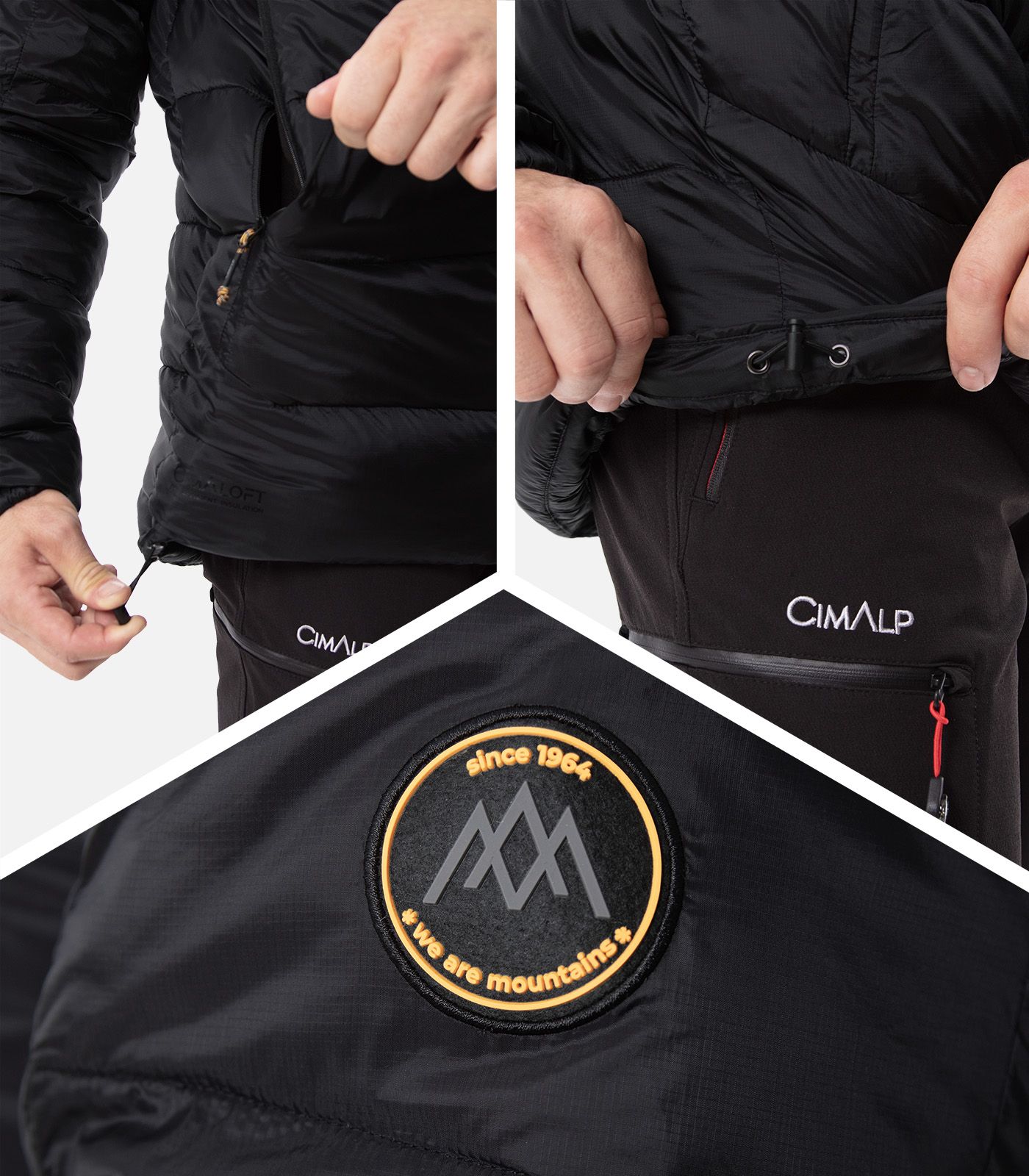 Chaqueta de plumón cálida y duradera