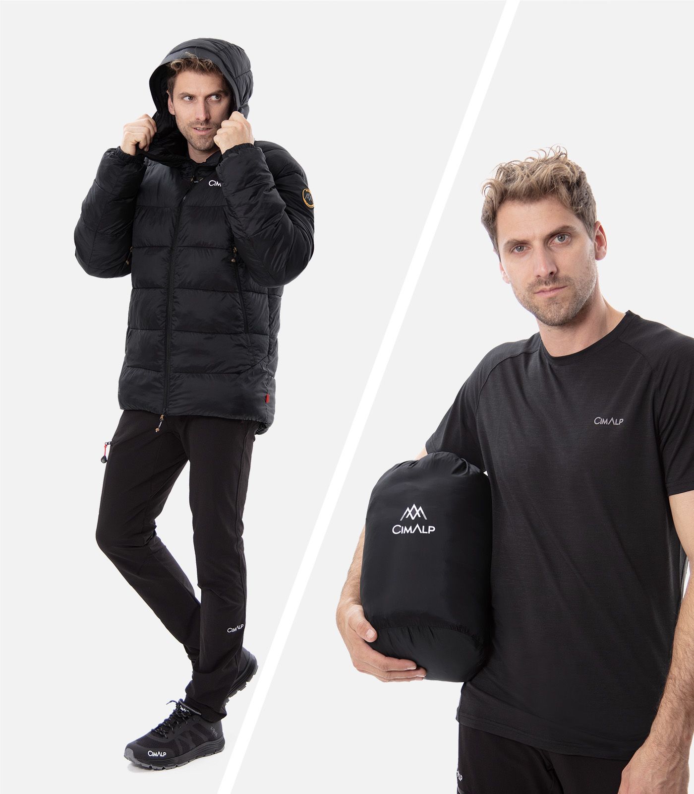 Chaqueta de plumón cálida y duradera