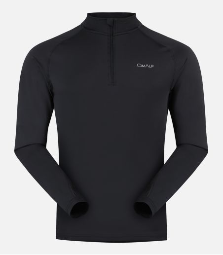 Maillot thermique performant à col zippé