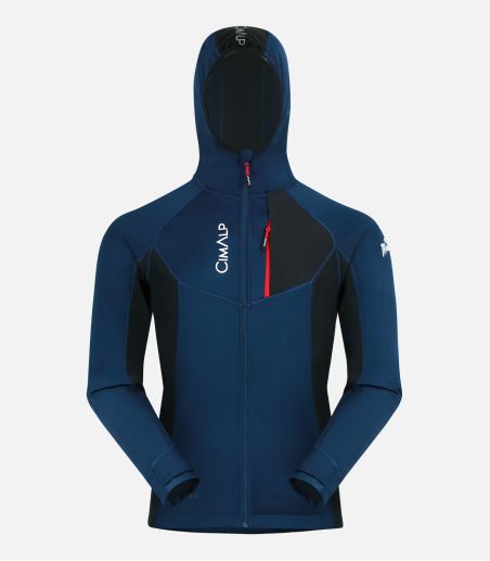Warme Trailrunning-Jacke mit Stretch