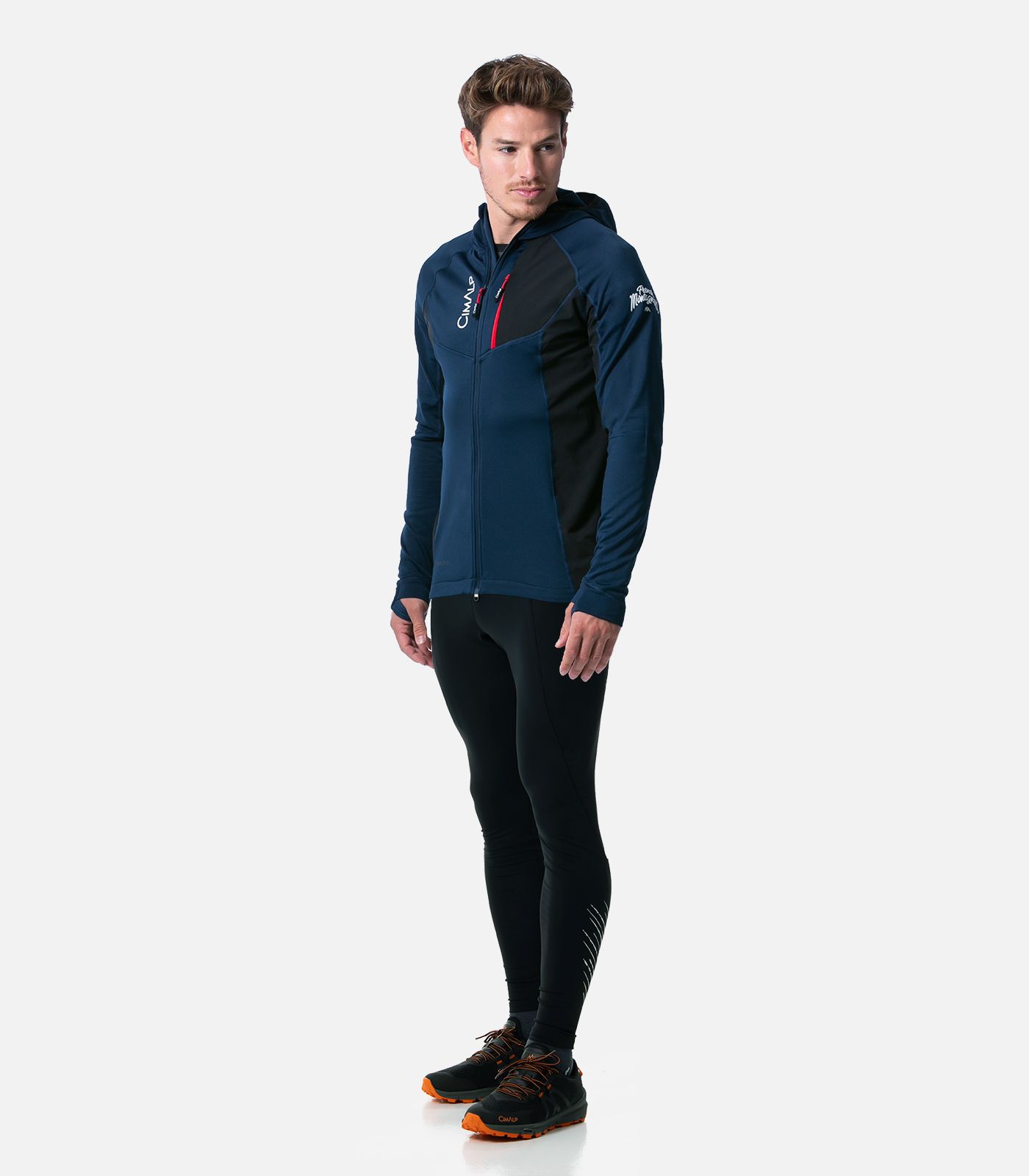 Veste de trail thermique et stretch