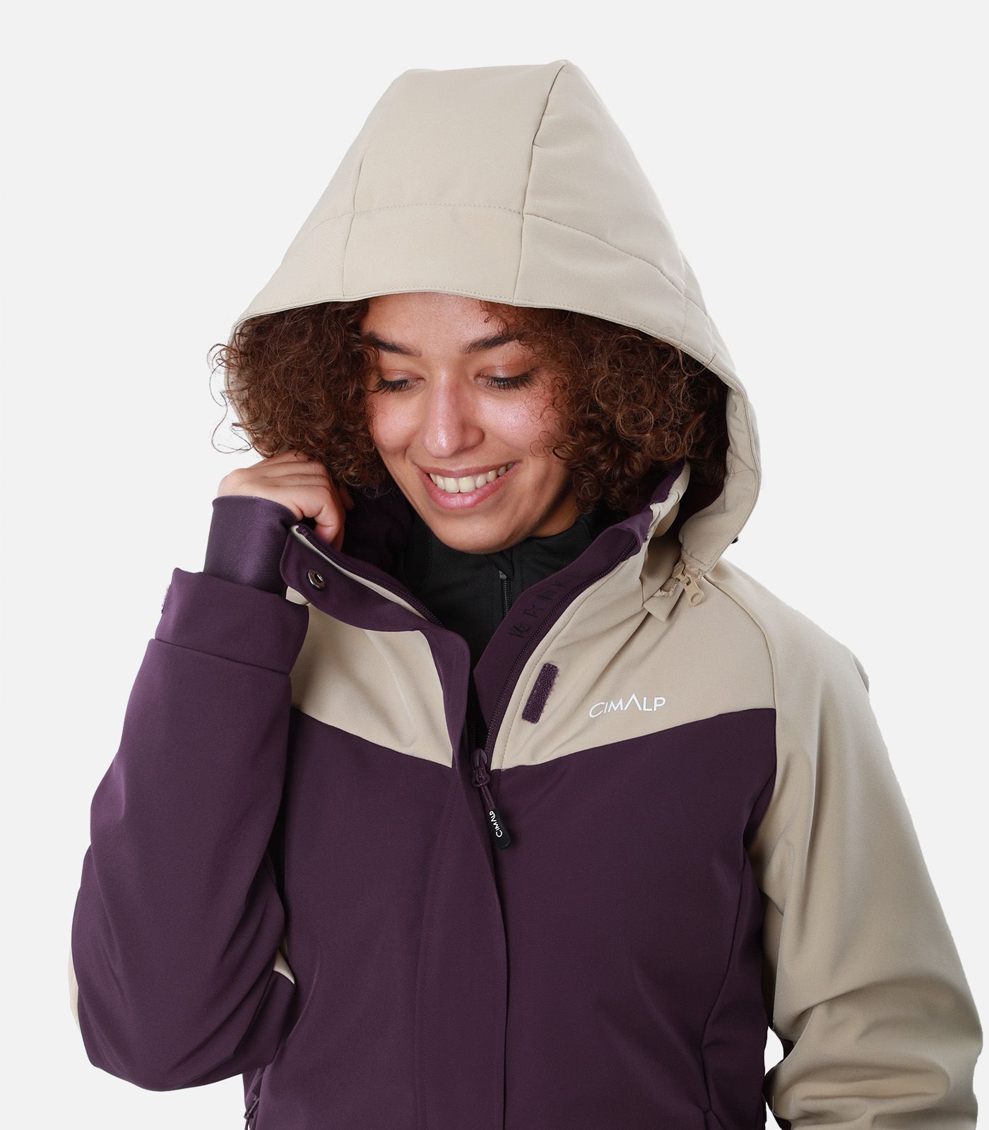 Chaqueta de esquí softshell cálida y técnica