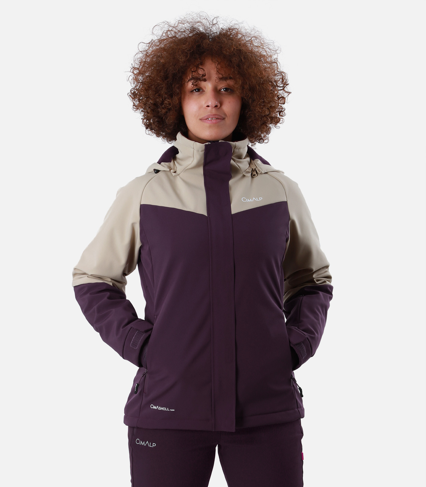 Funktionale Softshell-Skijacke
