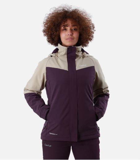 Funktionale Softshell-Skijacke