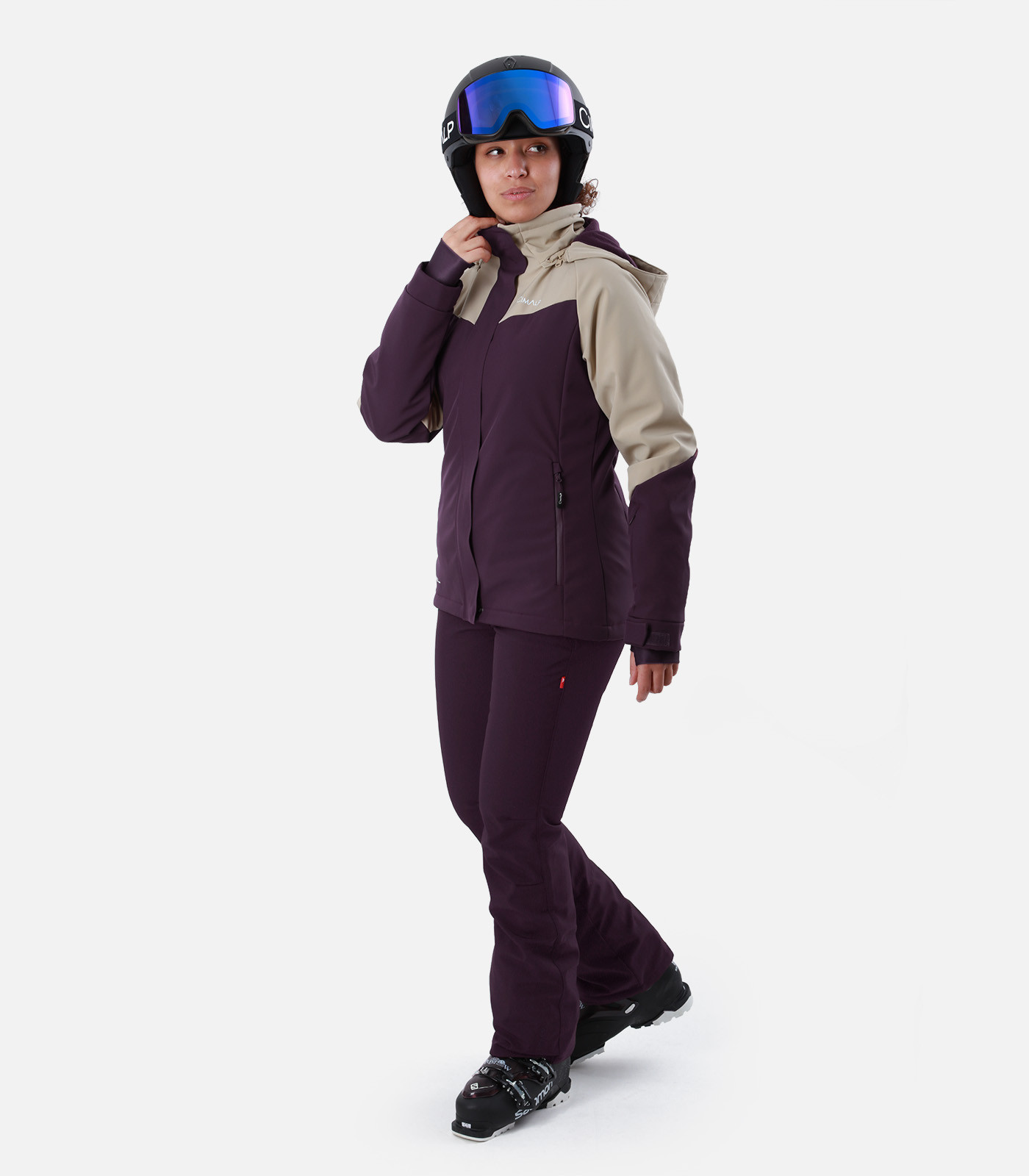 Funktionale Softshell-Skijacke
