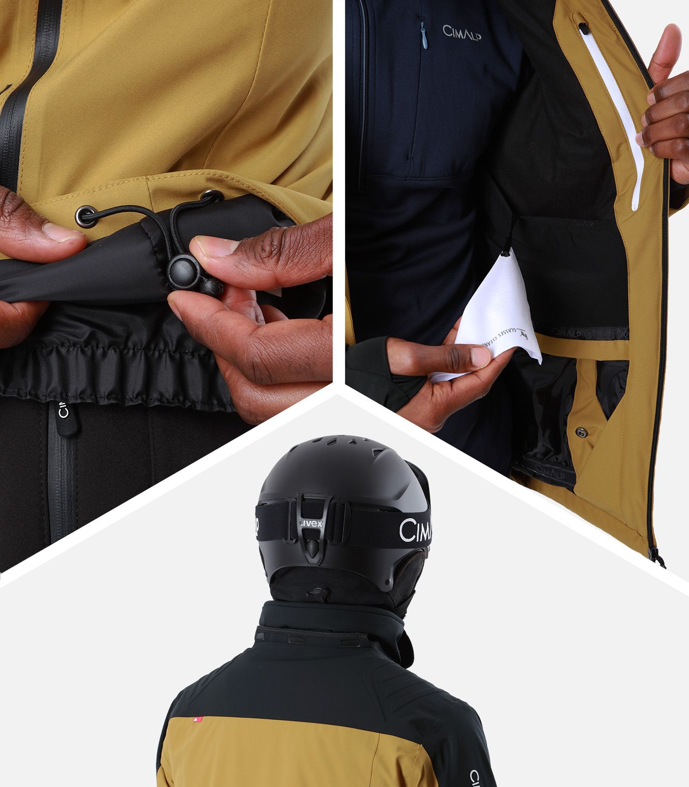 Chaqueta de esquí de alto rendimiento