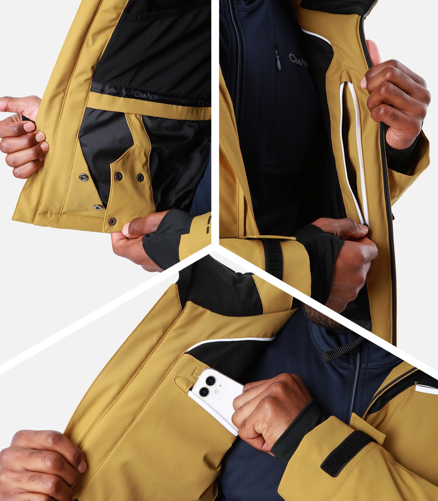 Chaqueta de esquí de alto rendimiento