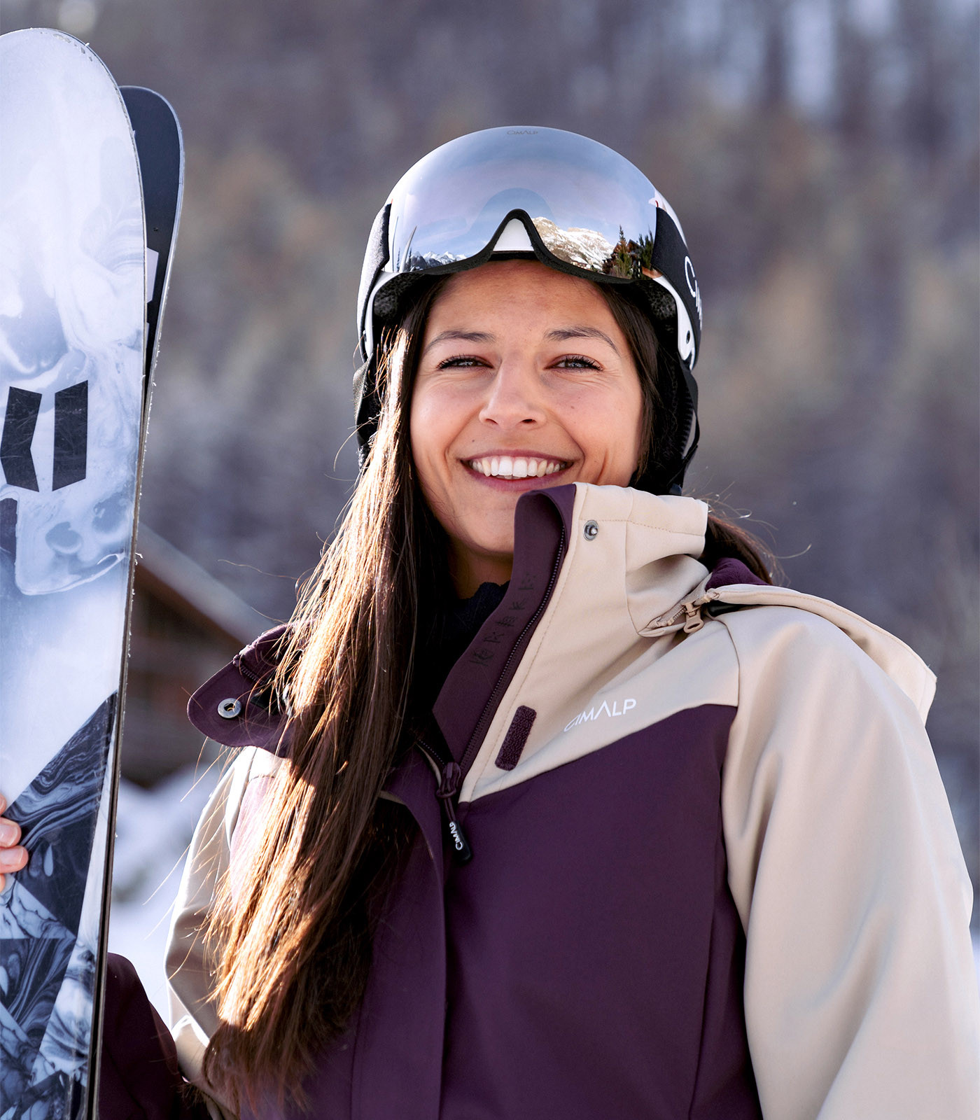 Veste de ski Softshell chaude et technique