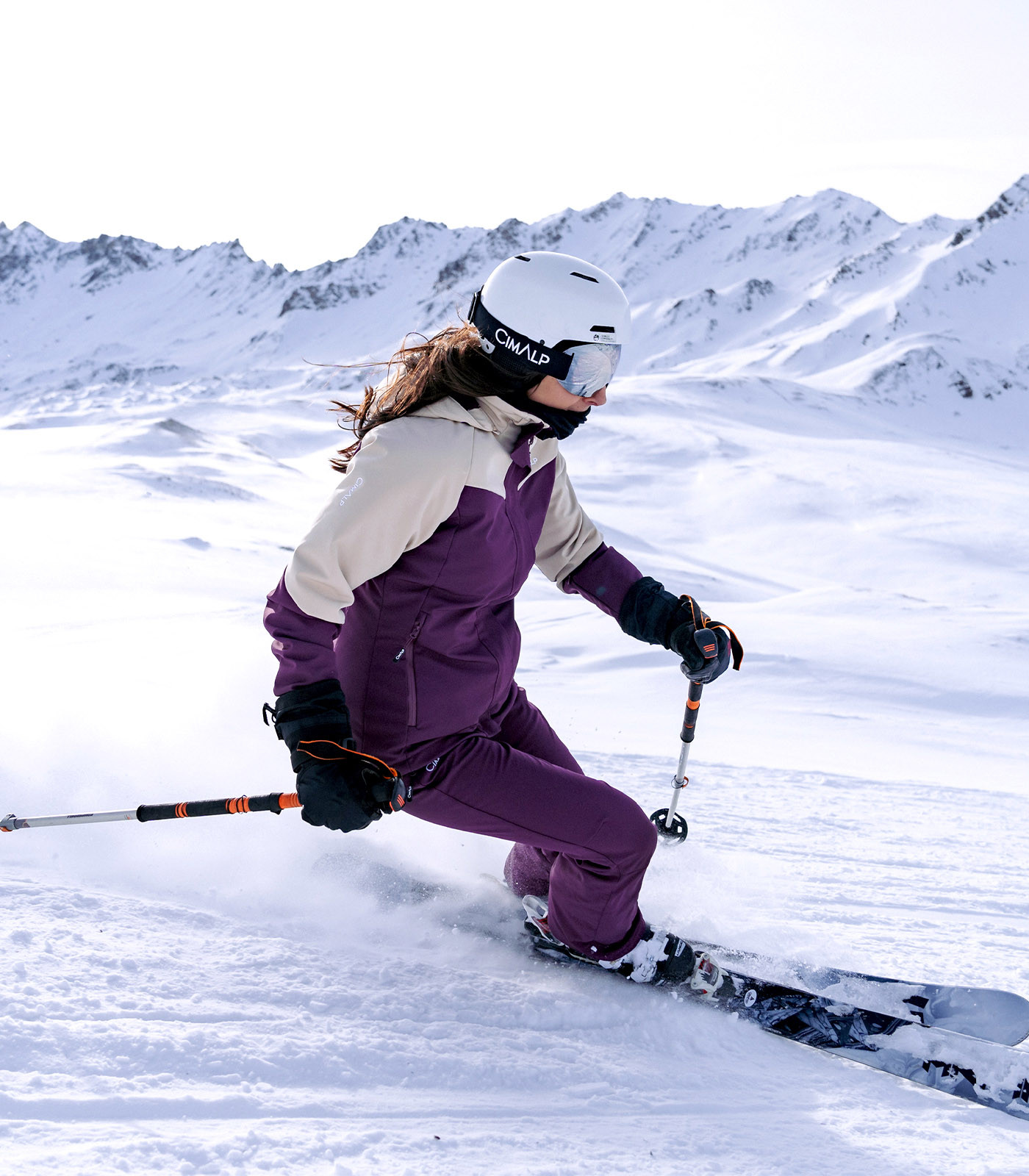 Veste de ski Softshell chaude et technique