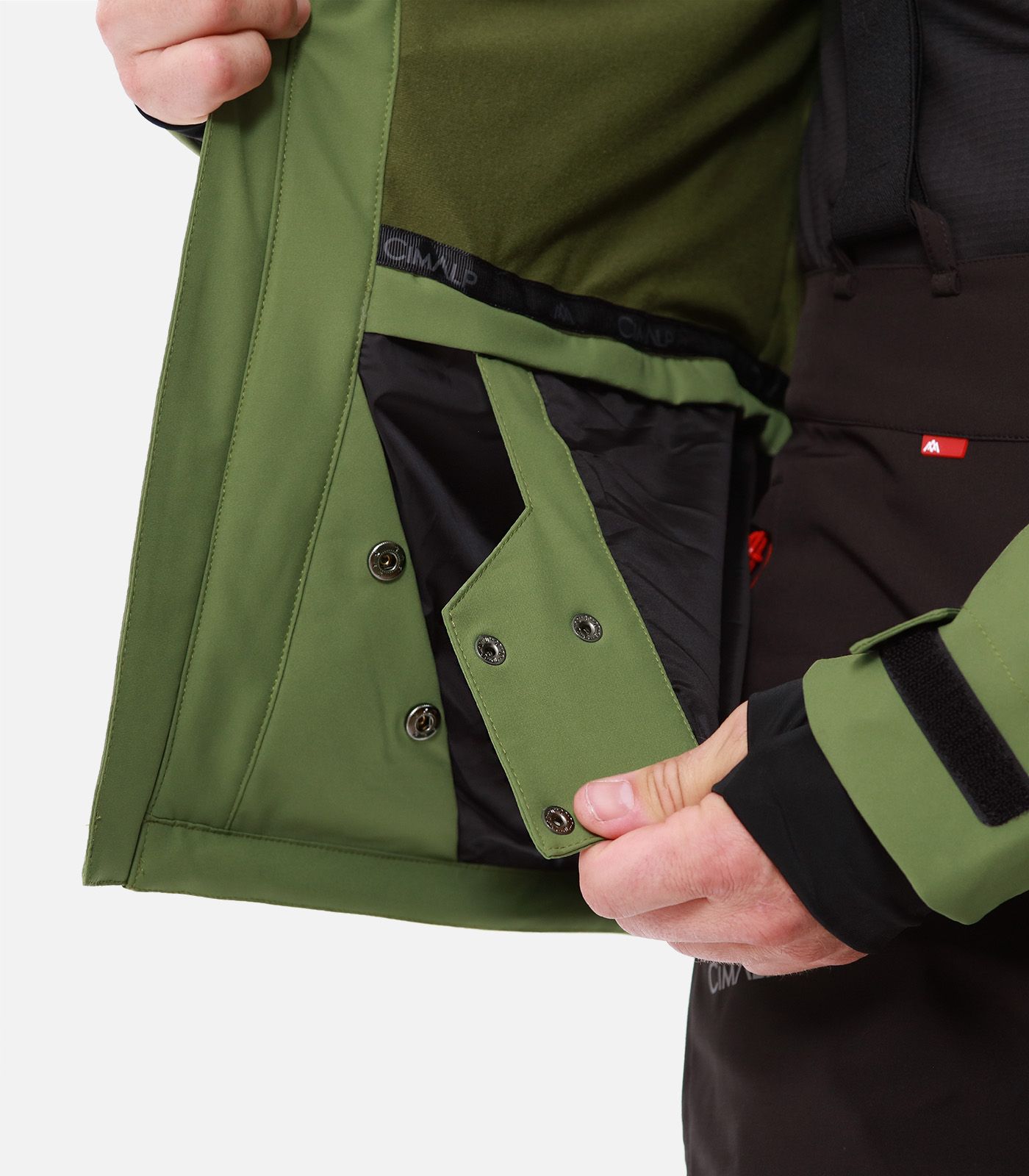 Funktionale Skijacke mit Stretch