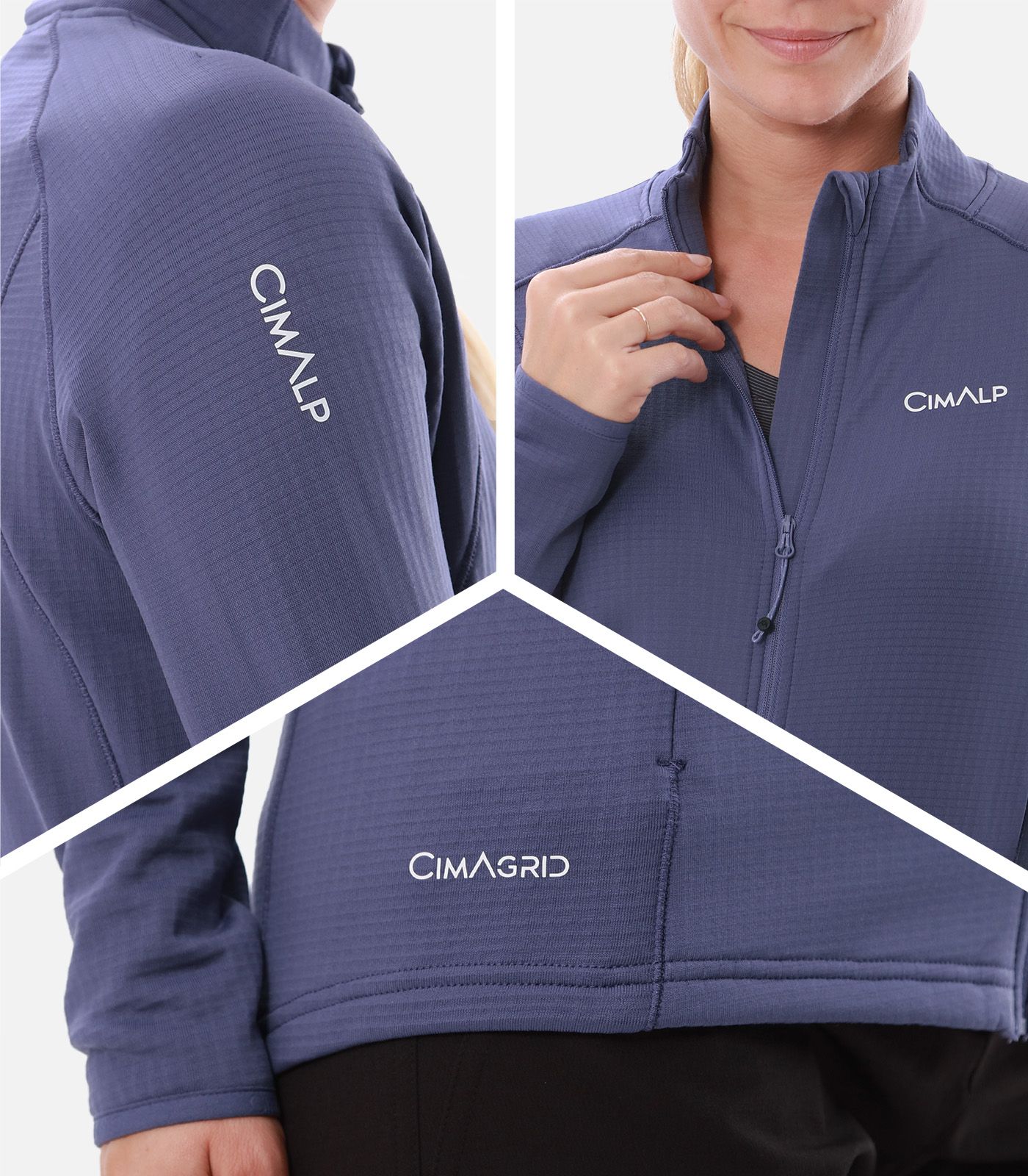CIMAGRID® Technical stretch fleece jacket