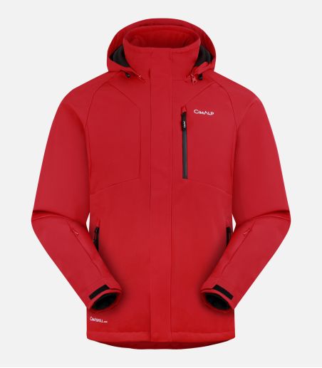 Warme, technische Softshell-Skijacke