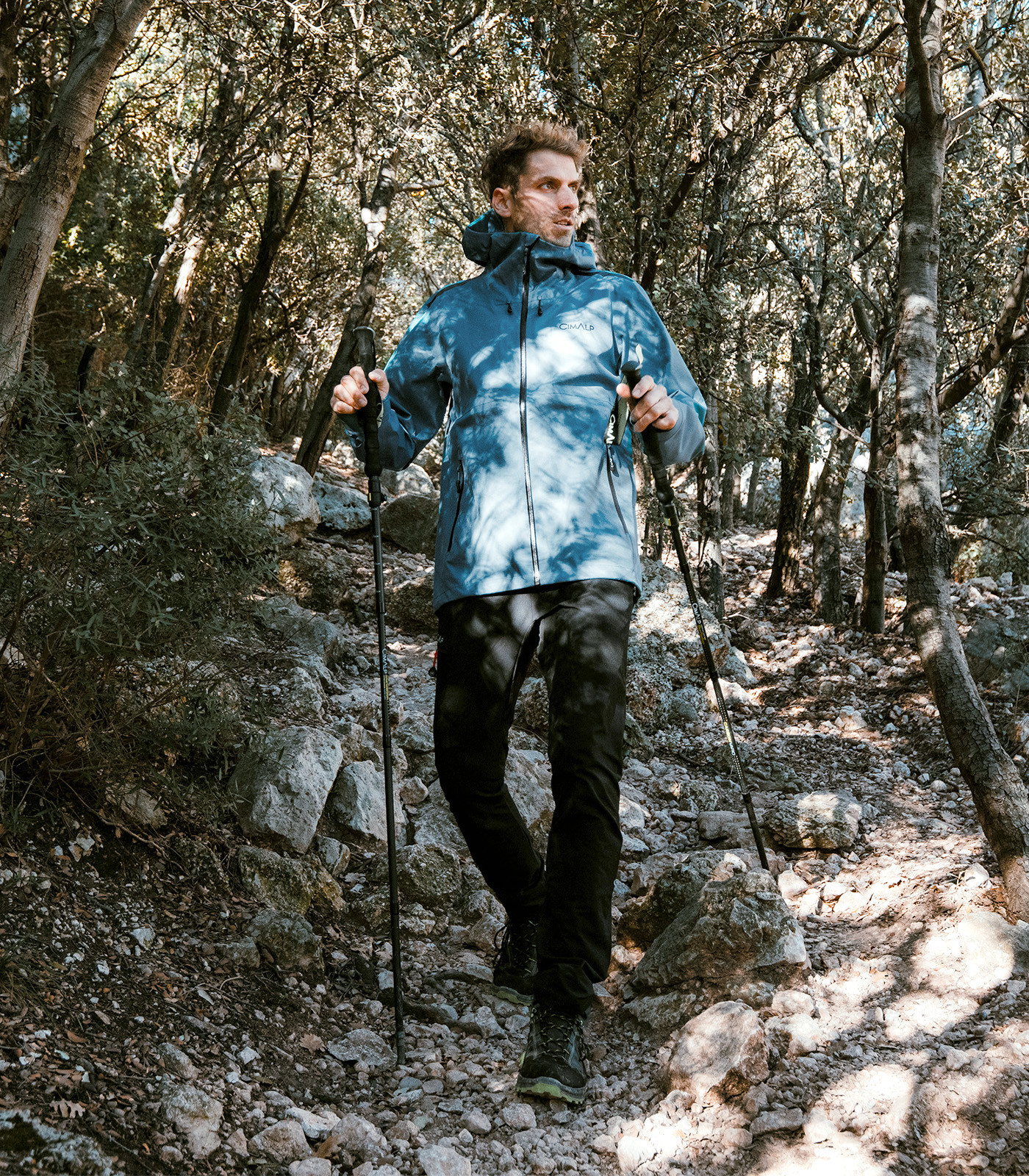 Veste de randonnée imperméable et coupe-vent en CimaShell®