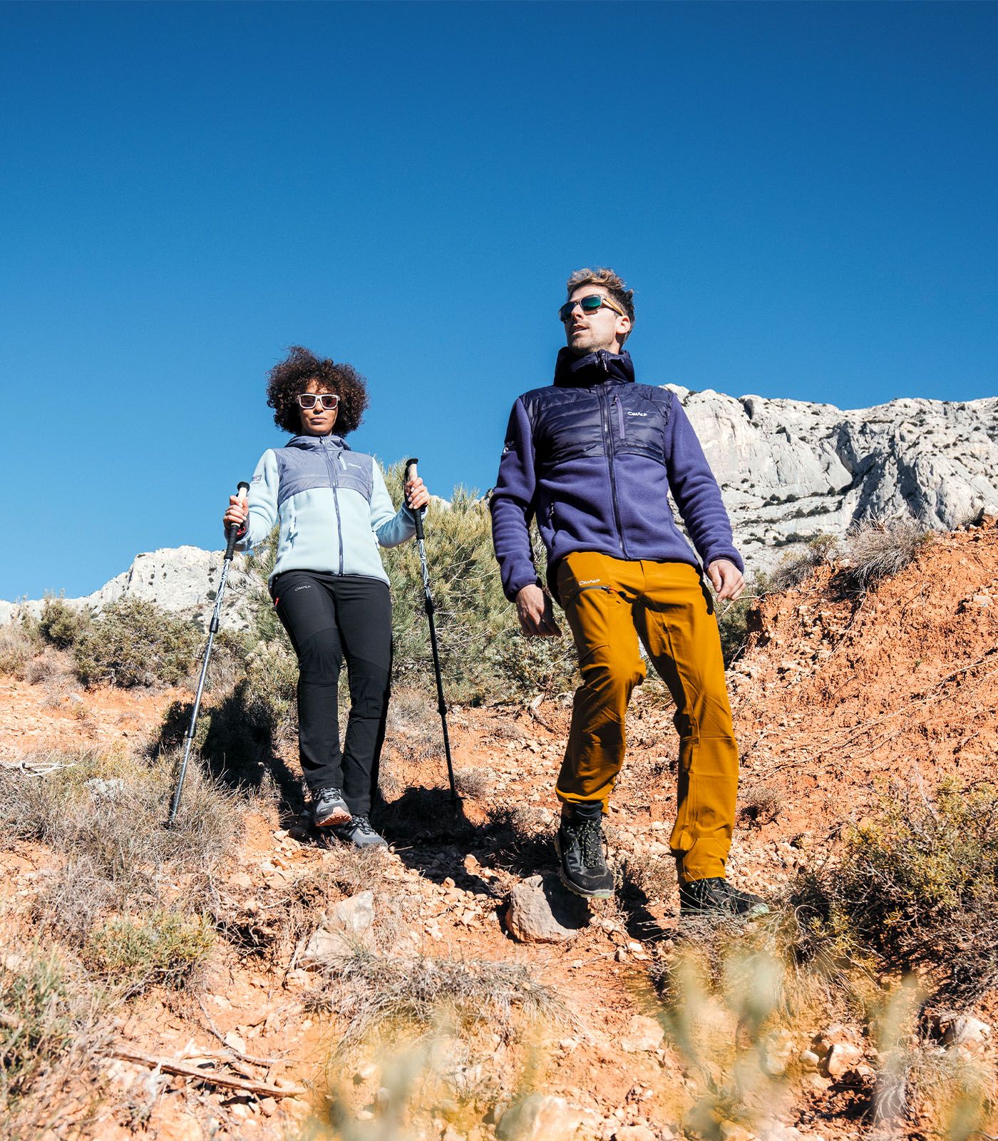 Chaqueta polar híbrida para hombre | Cimalp