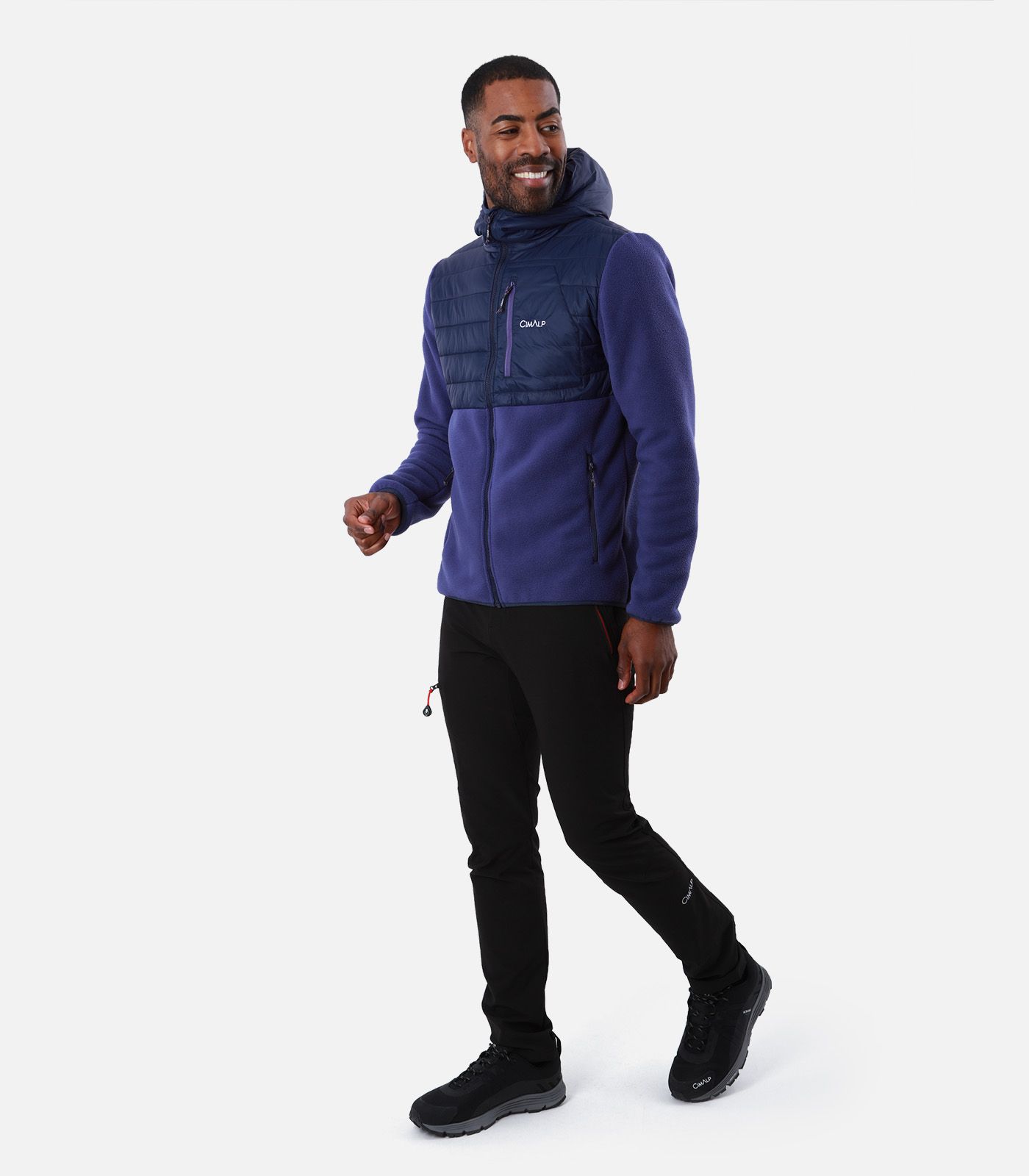 Chaqueta polar híbrida para hombre | Cimalp