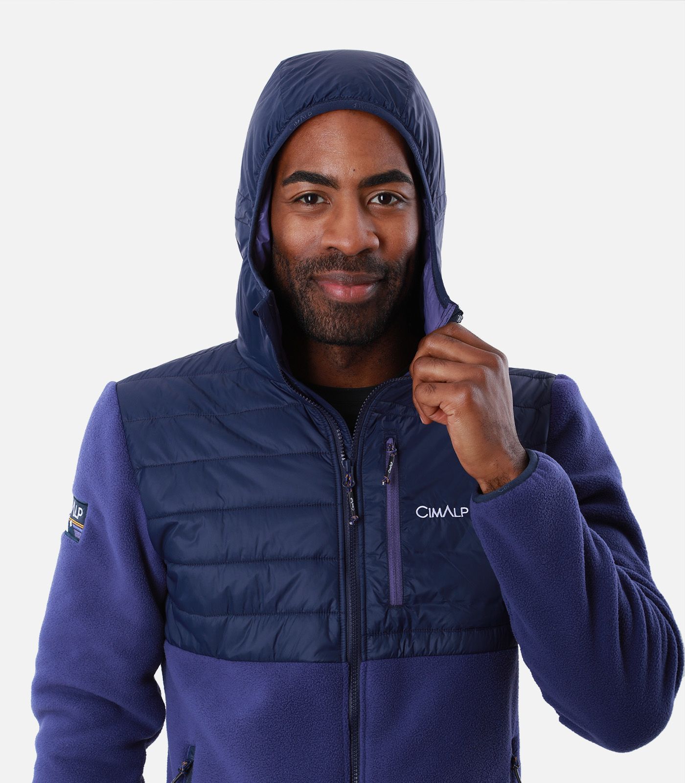 Chaqueta polar híbrida para hombre | Cimalp
