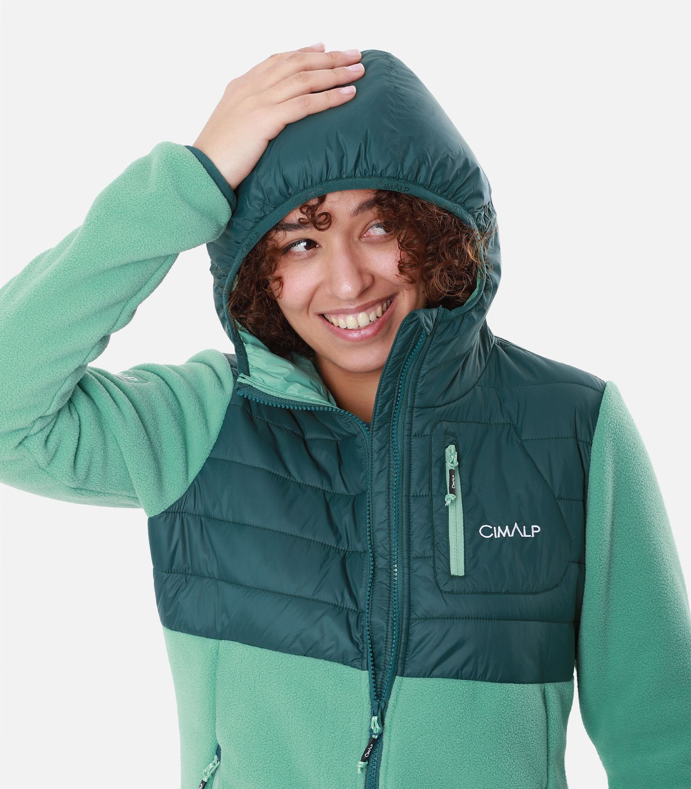 Veste polaire hybride 