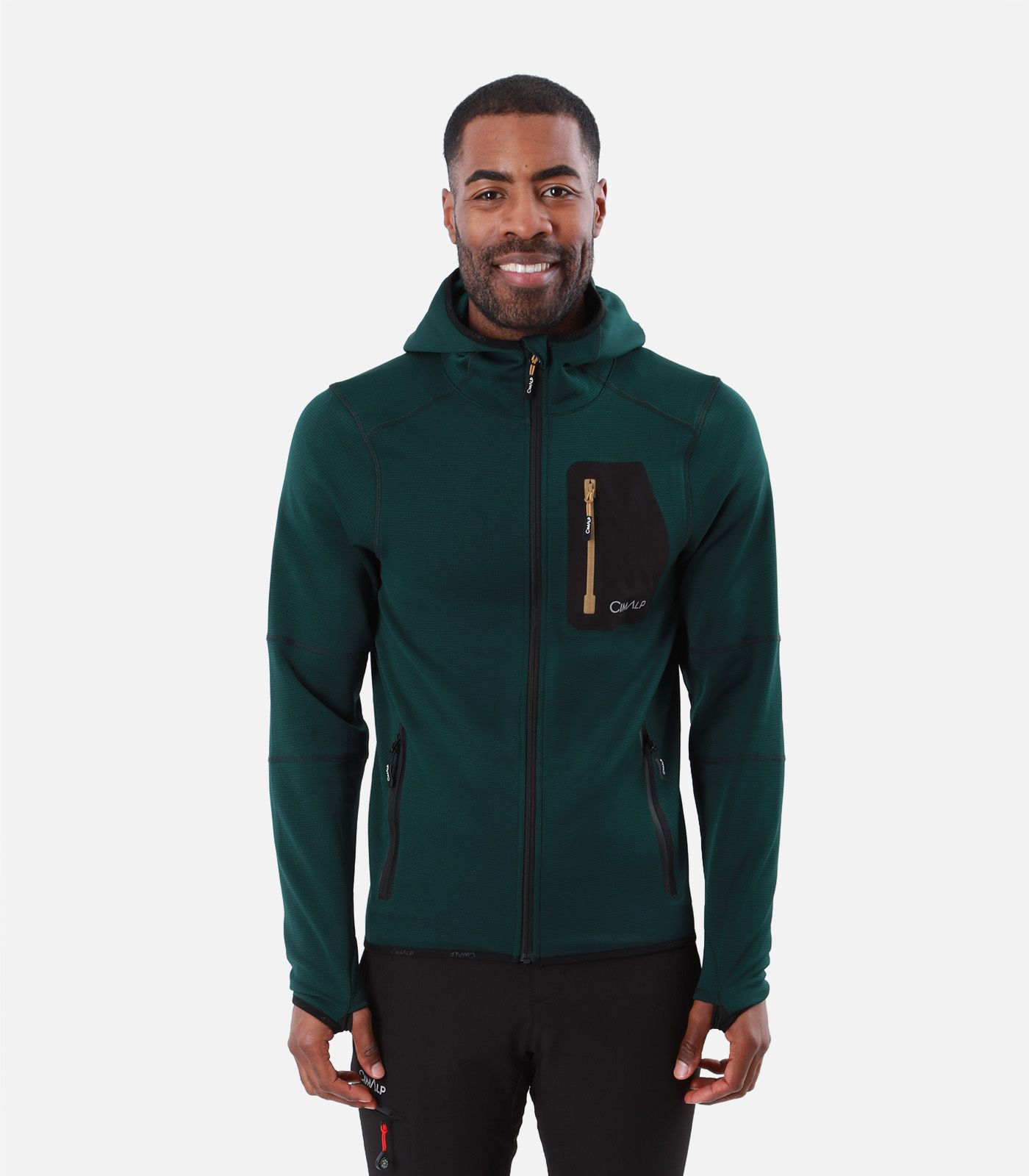 Extrawarme Jacke mit integrierter Gesichtsmaske