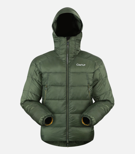 Doudoune d'alpinisme ultra-chaude en duvet synthétique