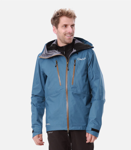 Guscio hardshell da alpinismo - Impermeabile e traspirante