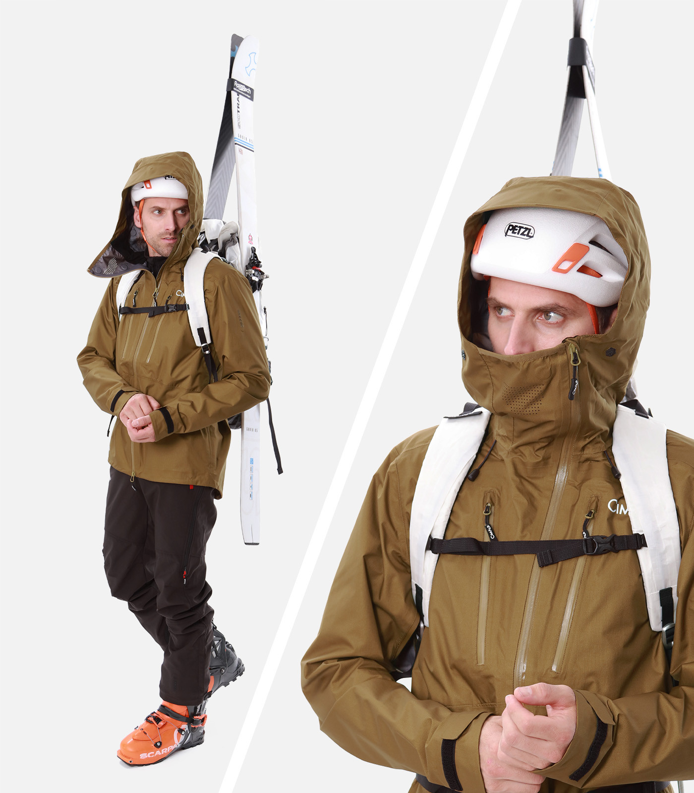 Veste imperméable et légère avec membrane Ultrashell®