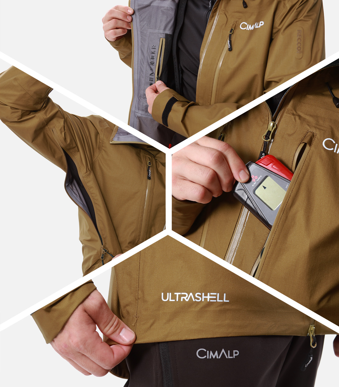 Veste imperméable et légère avec membrane Ultrashell®