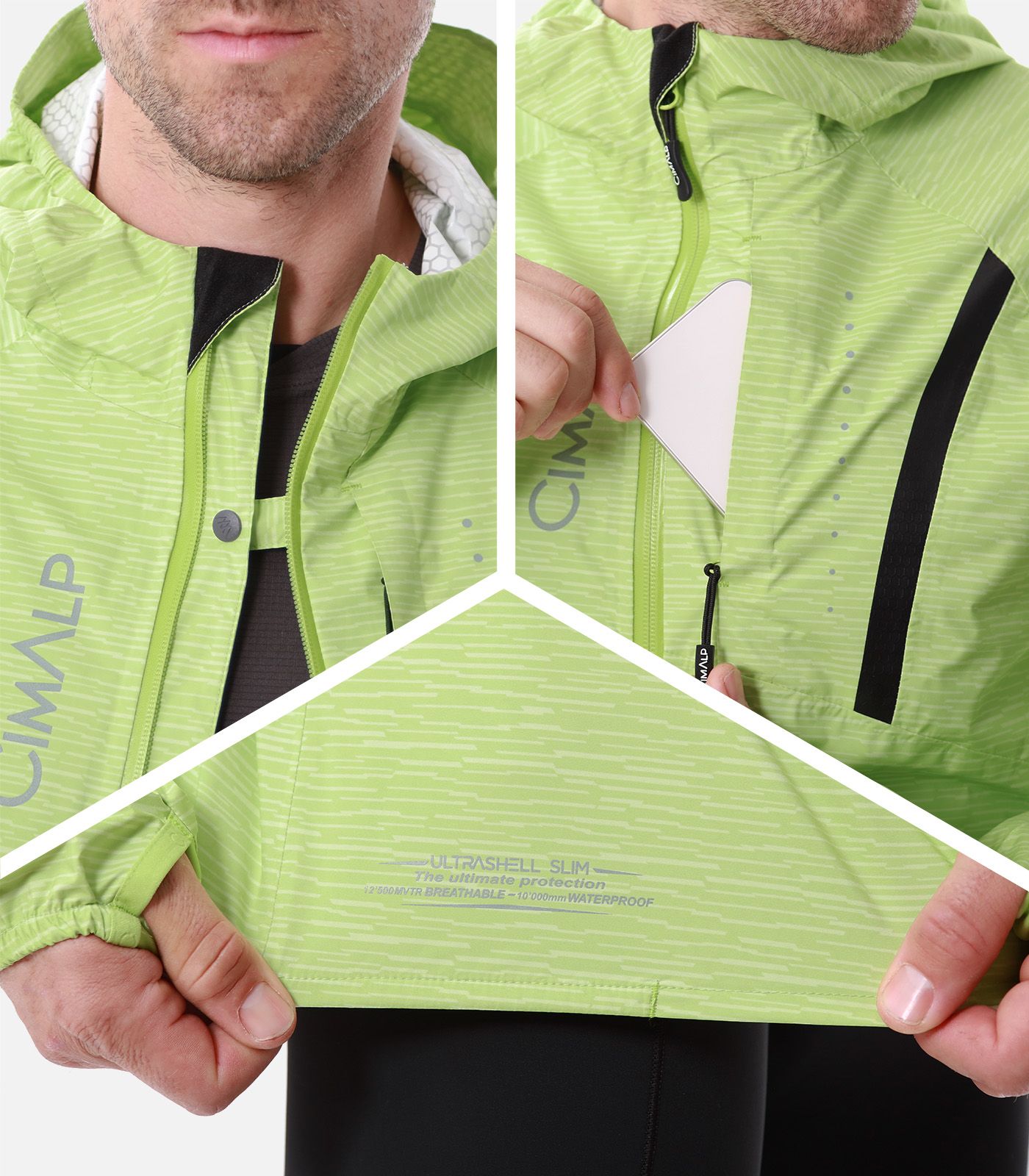 Veste de trail Ultrashell® imperméable et coupe-vent
