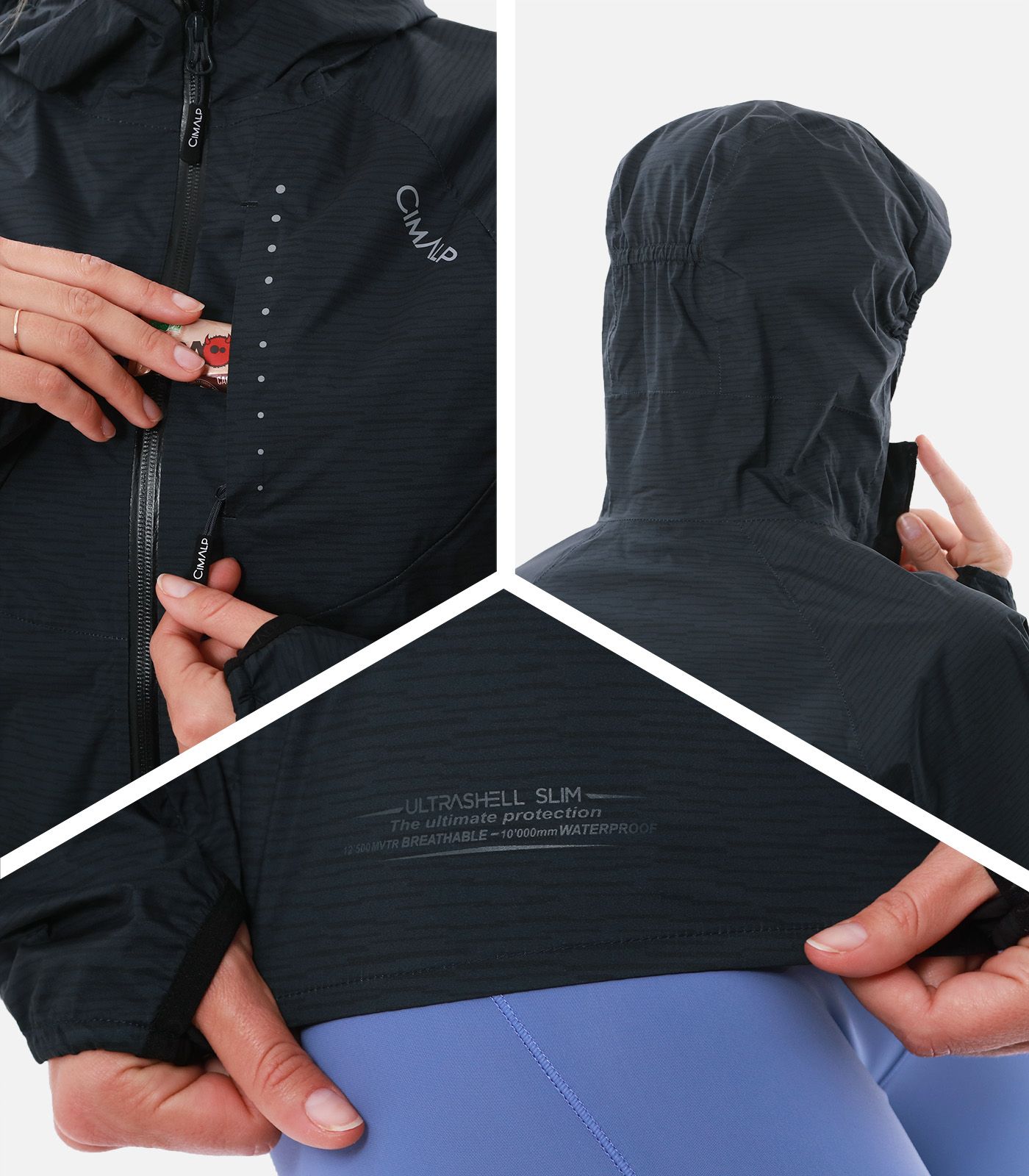 Guscio da Trail Running - Impermeabile e traspirante 10K / 12.5K