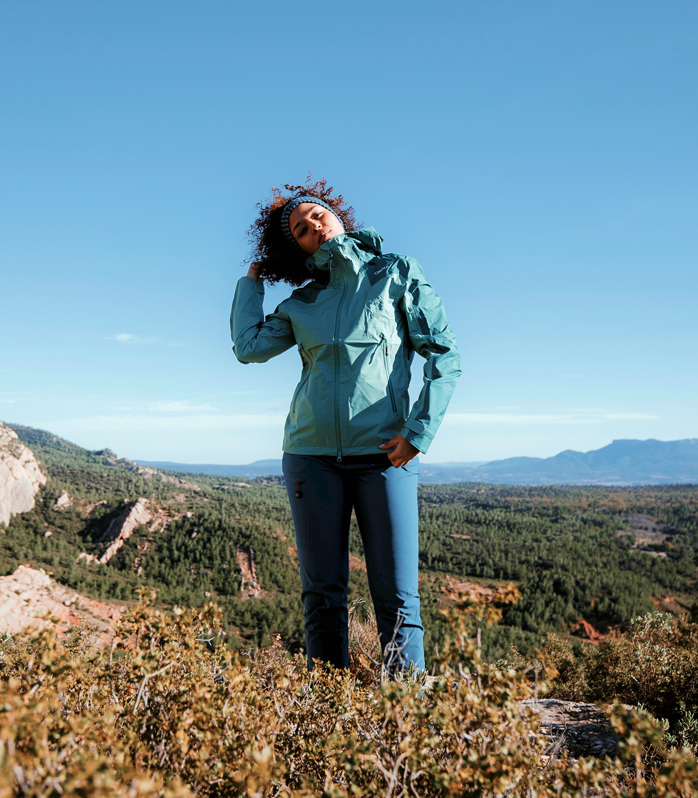 Guscio hardshell da trekking - Impermeabile e traspirante