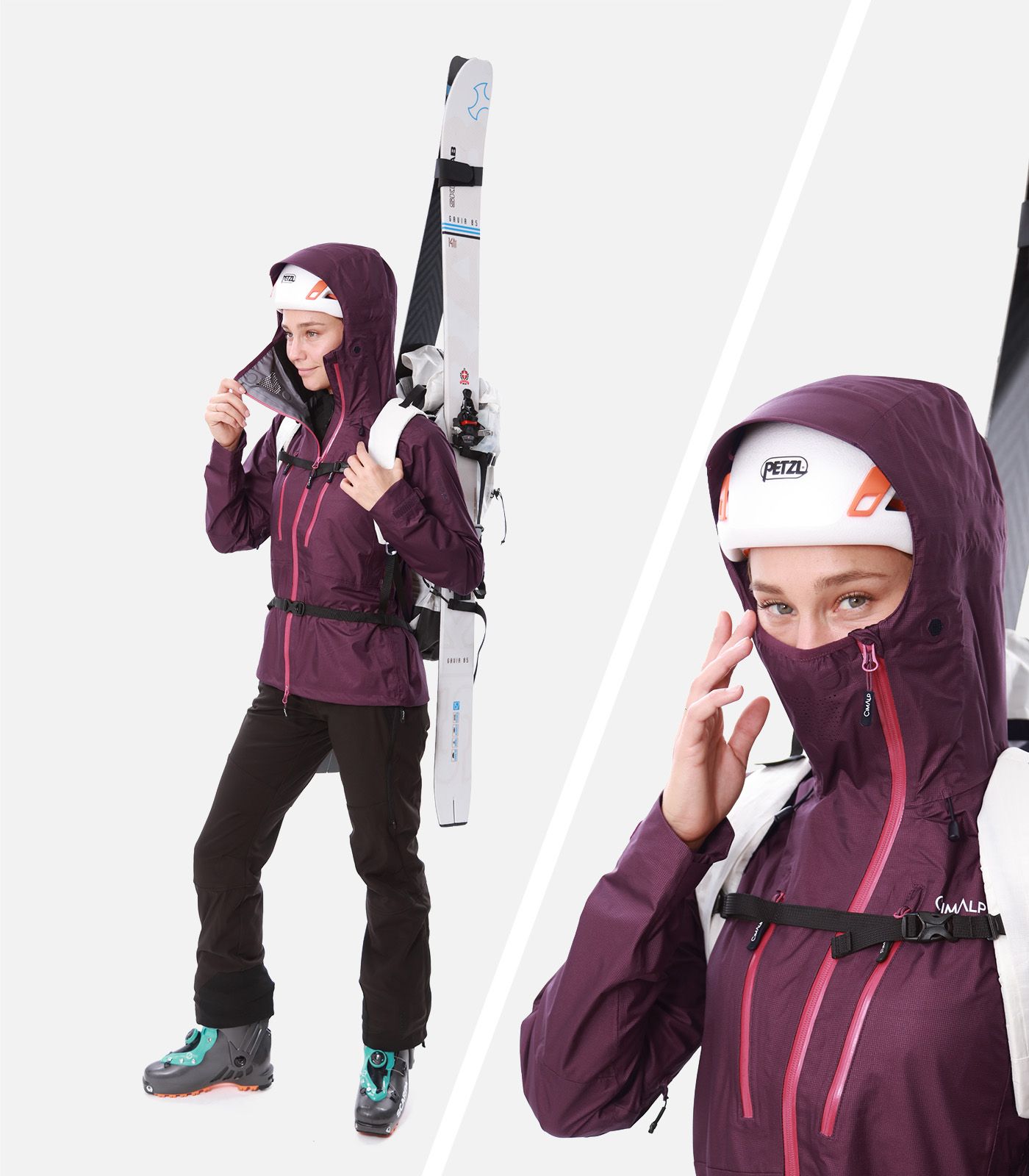 Veste imperméable et légère avec membrane Ultrashell®