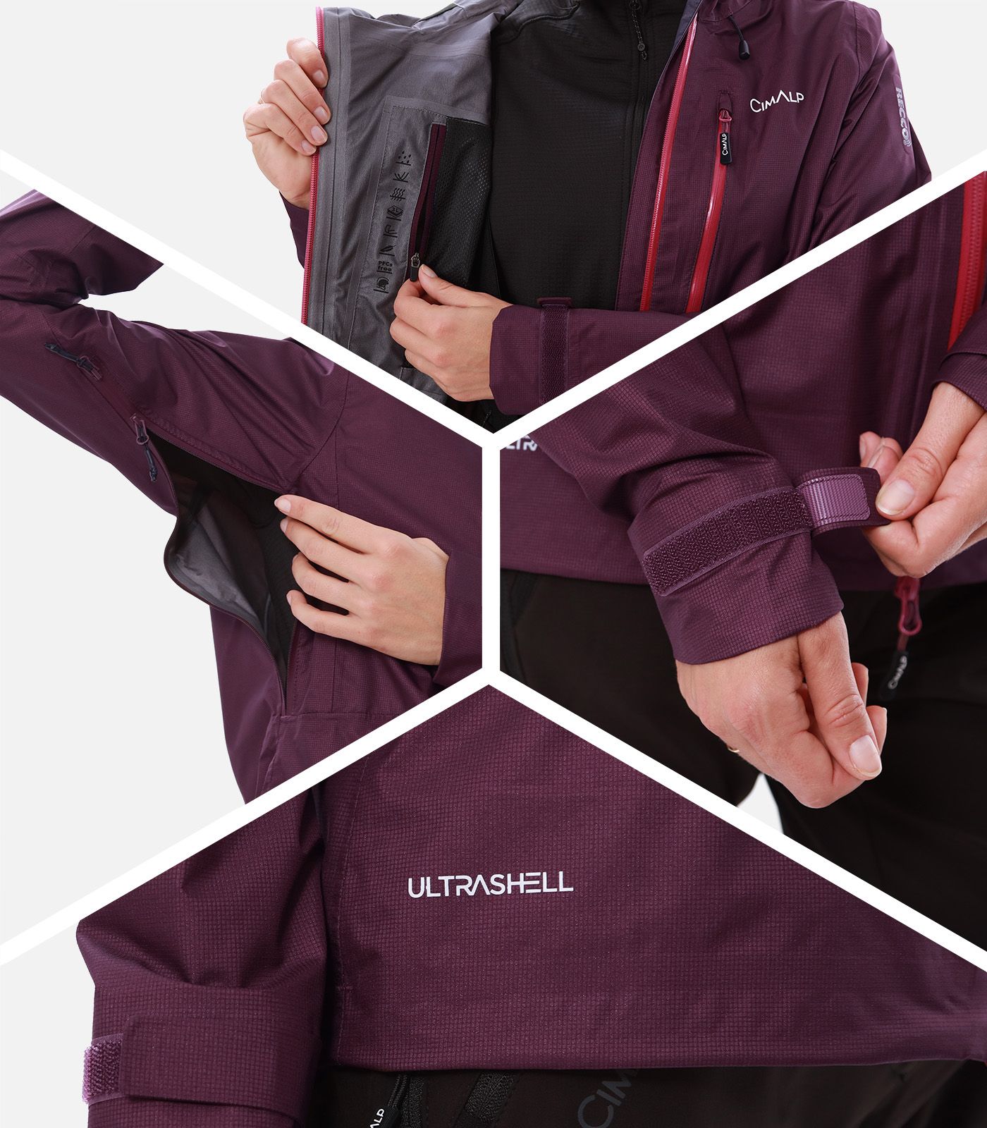 Veste imperméable et légère avec membrane Ultrashell®