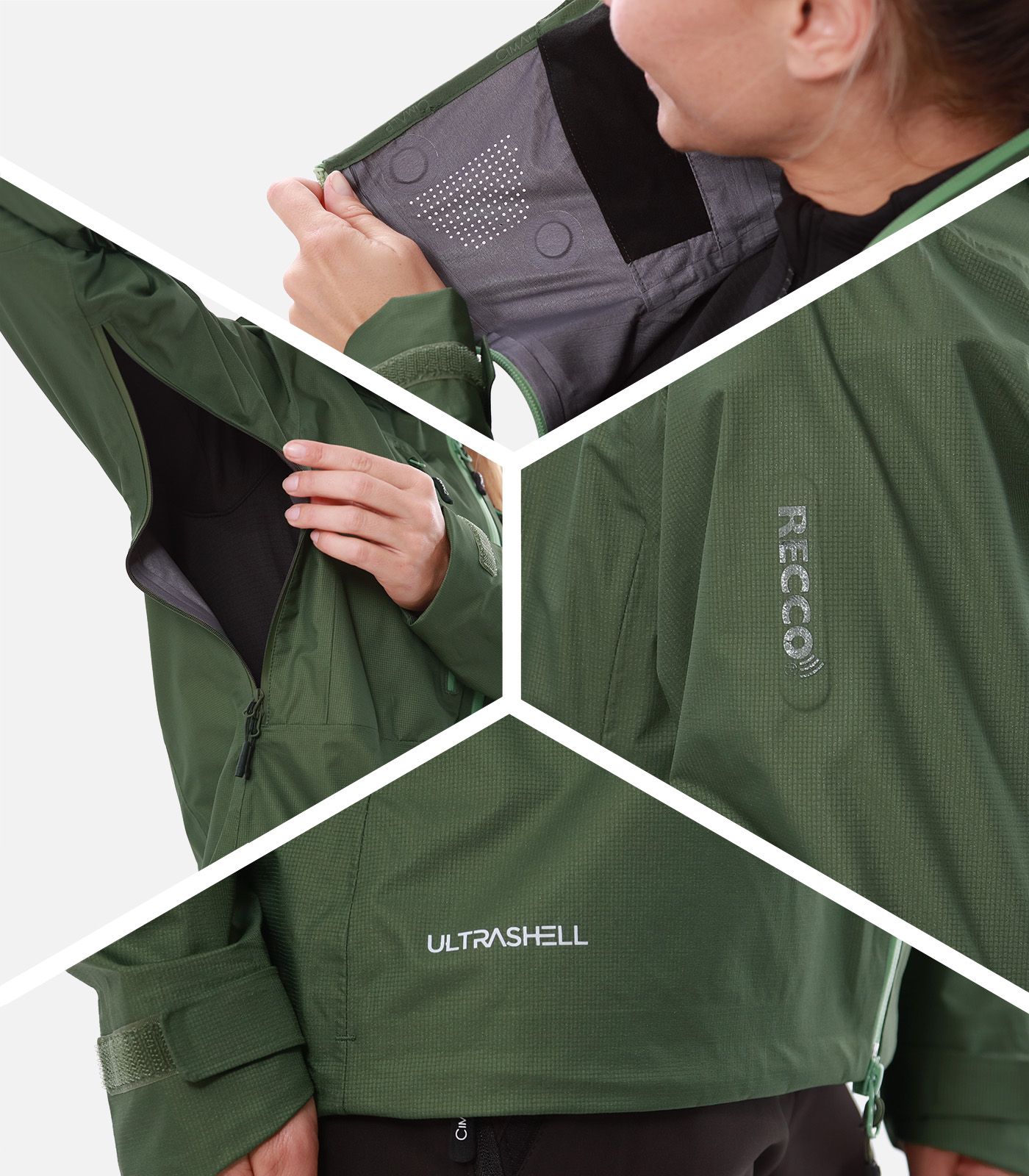 Chaqueta impermeable y ligera Membrana Ultrashell®