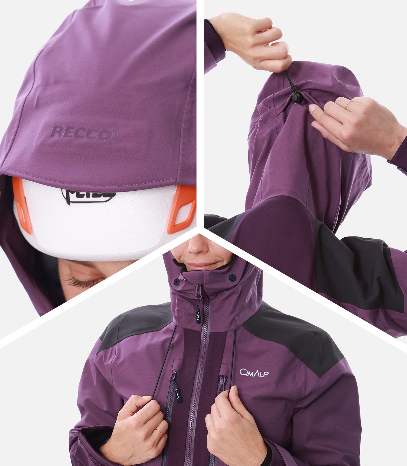 Wasserdichte Jacke mit Ultrashell®-Membran