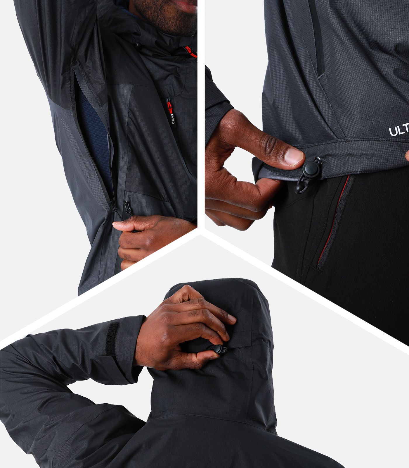 Chaqueta de senderismo con membrana transpirable Ultrashell