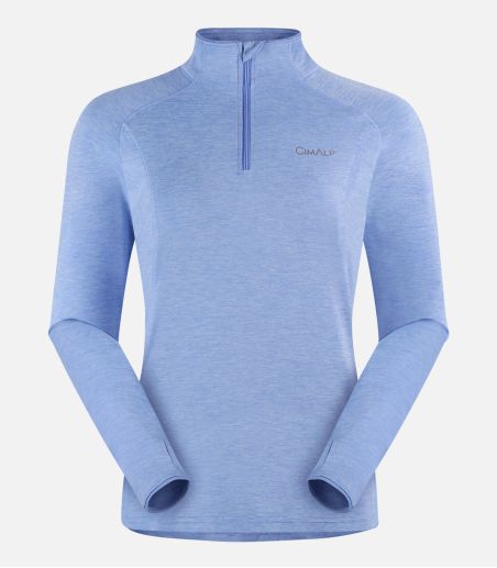 T-shirt da trail con zip - Maniche lunghe