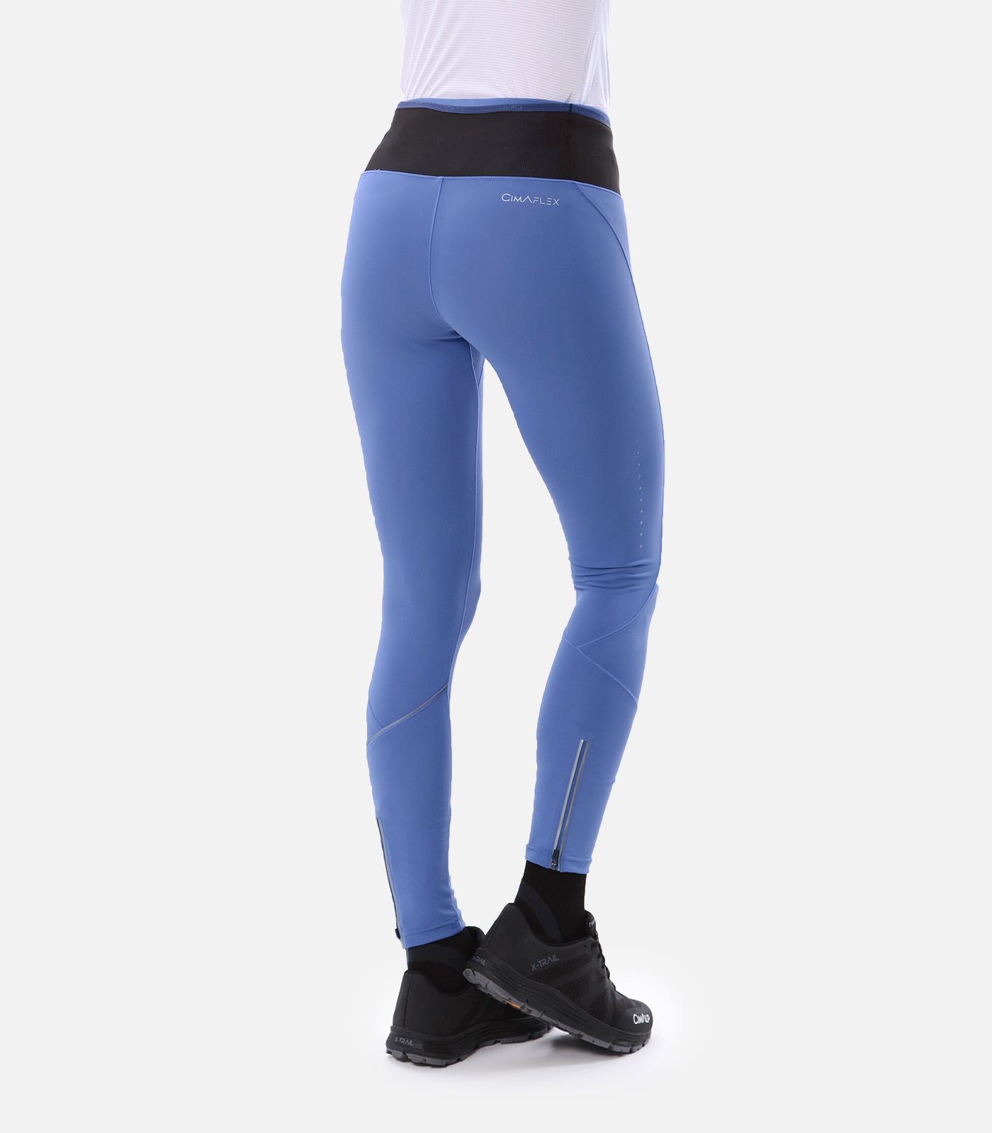 Collant de trail running + ceinture multi-poches