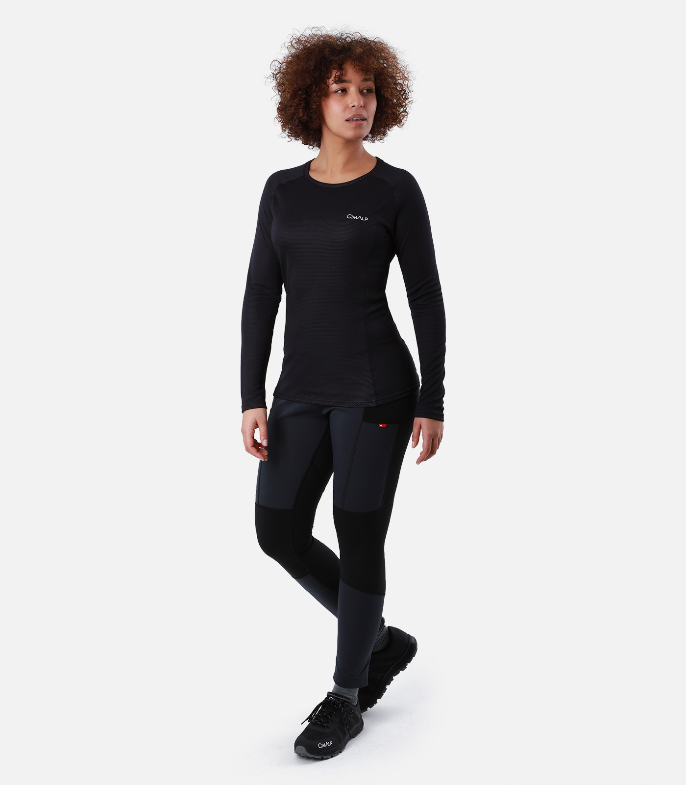 Schnell trocknendes Langarm-Funktionsshirt